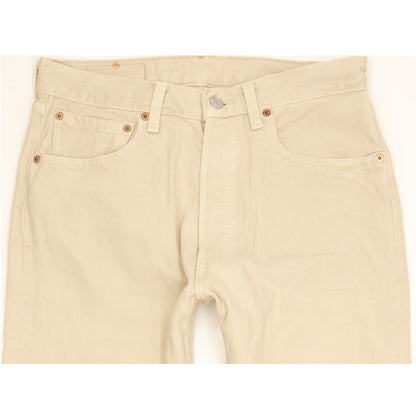 Levi's 501 Men Beige Straight Regular Jeans W31 L30
