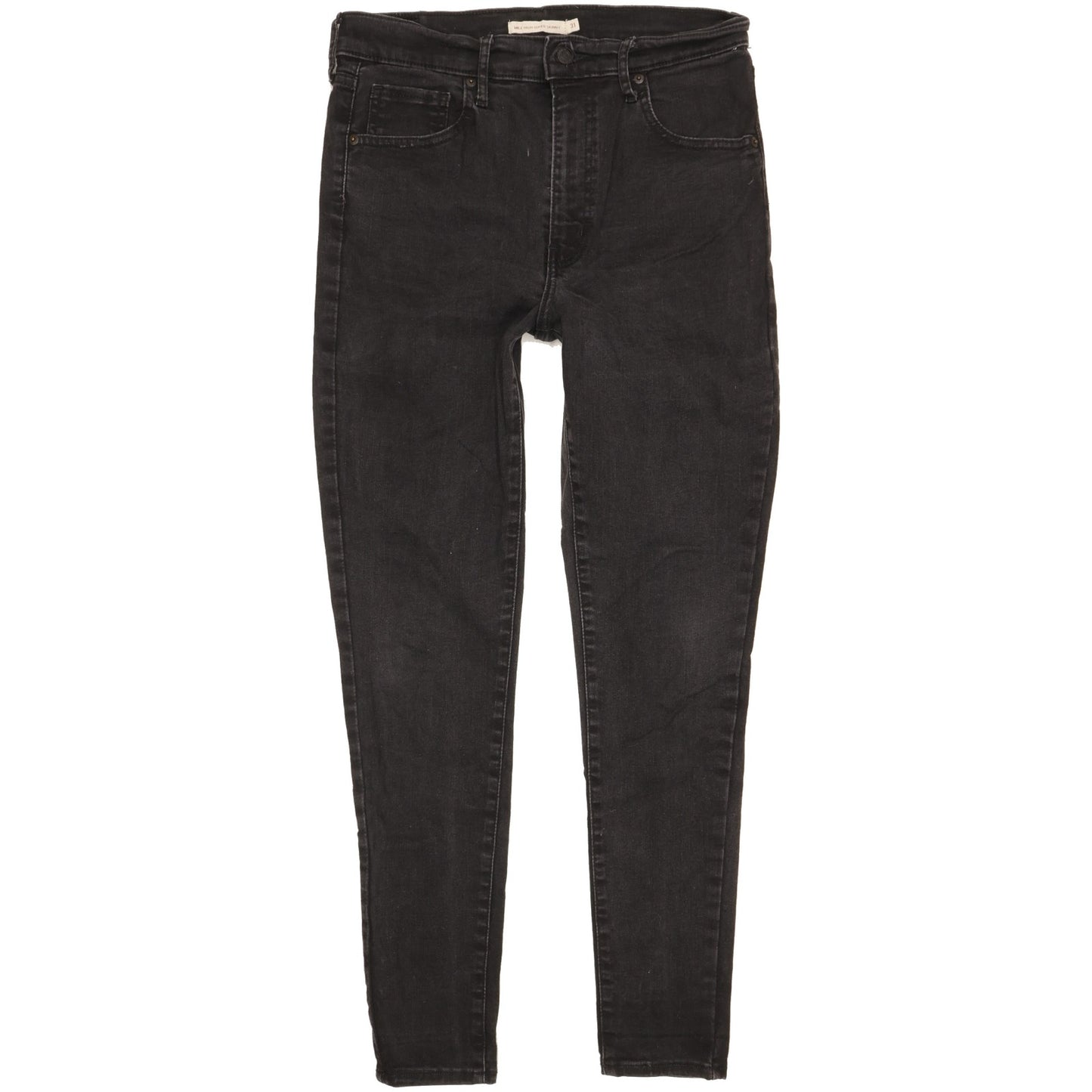 Levi's Mile Black Skinny Slim Stretch Jeans High Waisted W31 L29