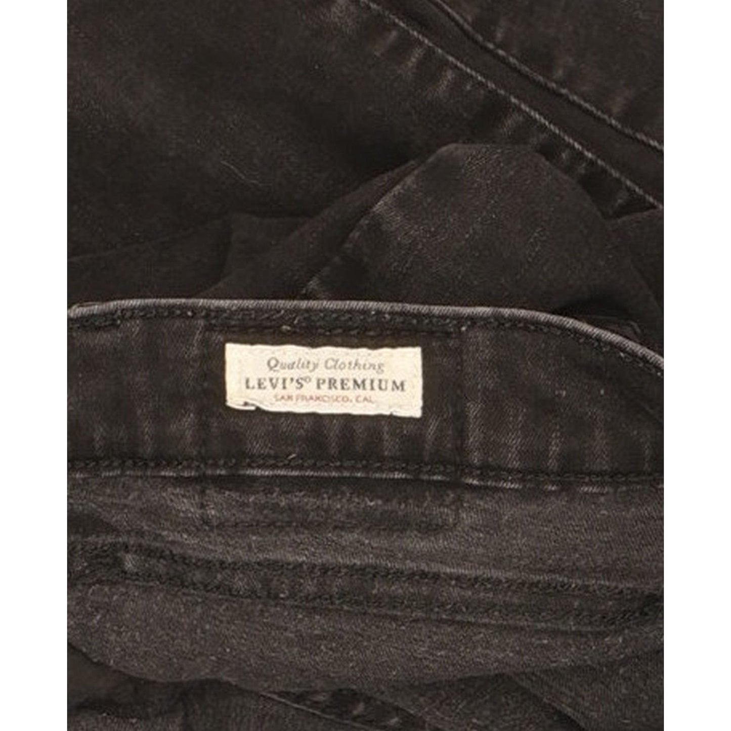 Levi's Mile Black Skinny Slim Stretch Jeans High Waisted W31 L29