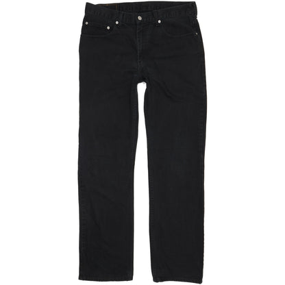 Levi's 752 Men Black Straight Regular Jeans W36 L34