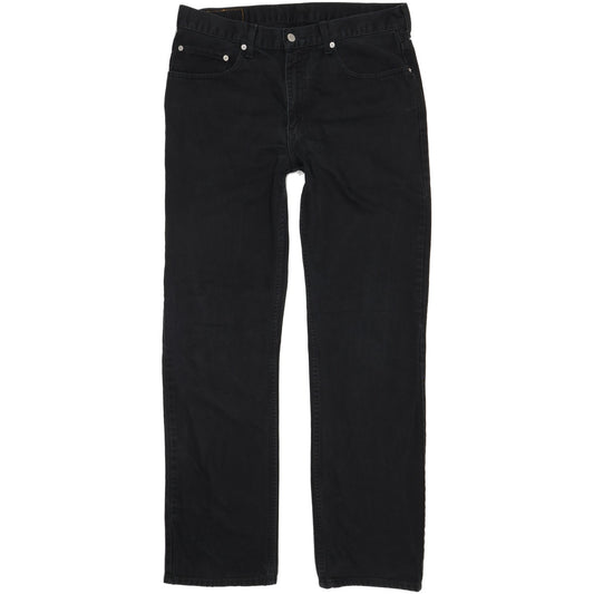 Levi's 752 Men Black Straight Regular Jeans W36 L34