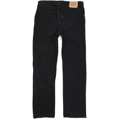 Levi's 752 Men Black Straight Regular Jeans W36 L34