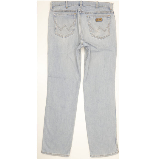 Wrangler Texas Men Blue Straight Regular Jeans W36 L32