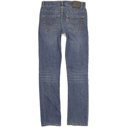 Levi's 511 Kids Blue Straight Slim Stretch Jeans W28 L30