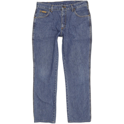 Wrangler Texas Men Blue Straight Regular Jeans W35 L30