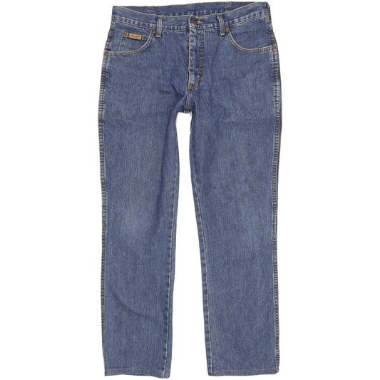Wrangler Texas Men Blue Straight Regular Jeans W35 L30