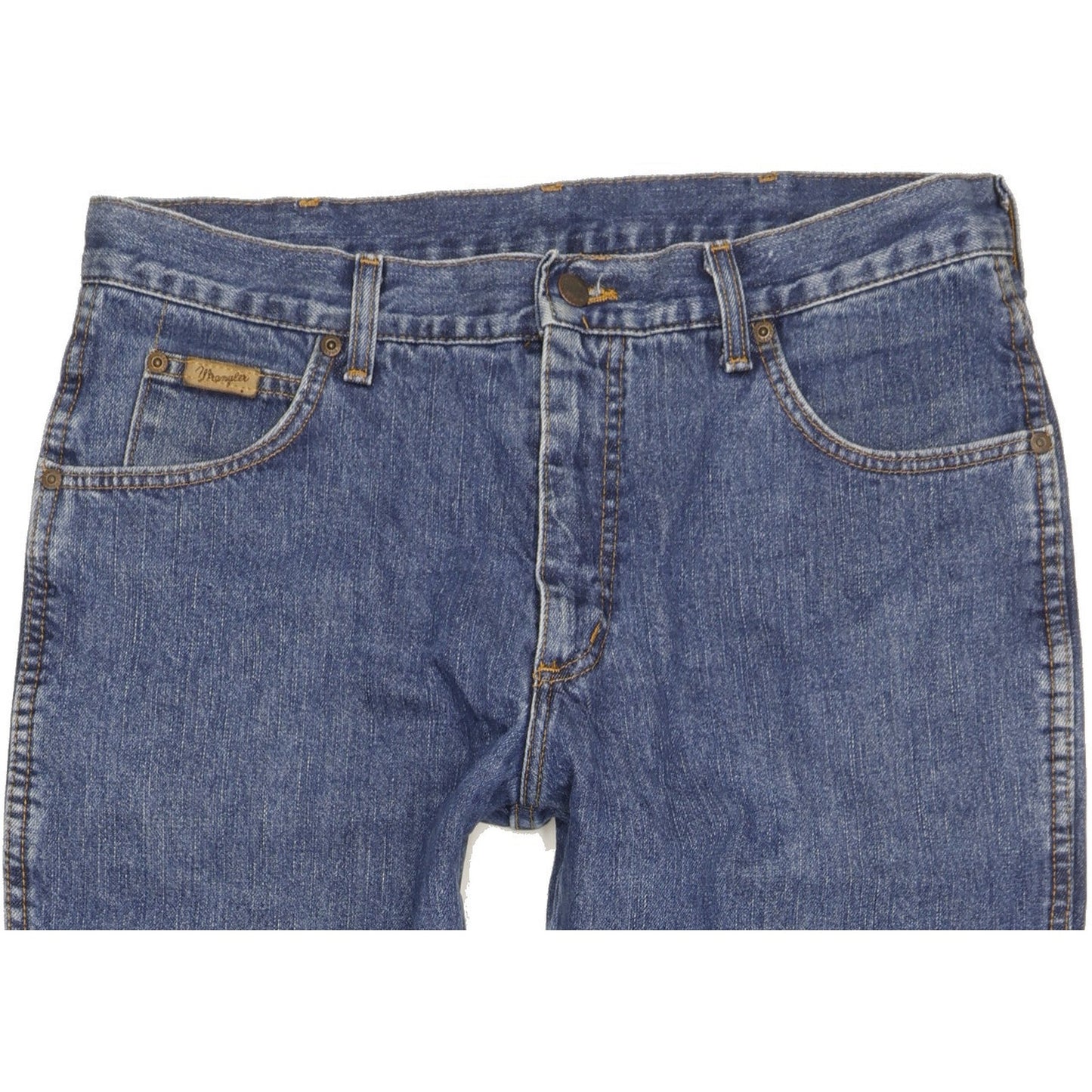 Wrangler Texas Men Blue Straight Regular Jeans W35 L30