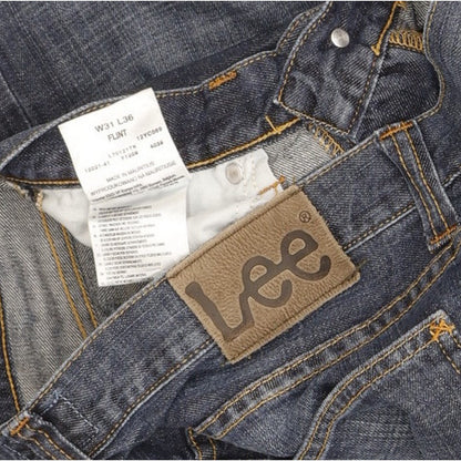 Lee Flint Men Blue Straight Regular Jeans W31 L36