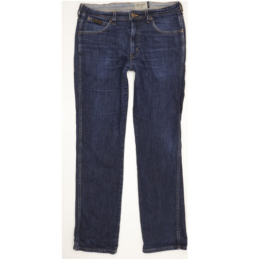 Wrangler Arizona Men Blue Straight Regular Stretch Jeans W34 L31