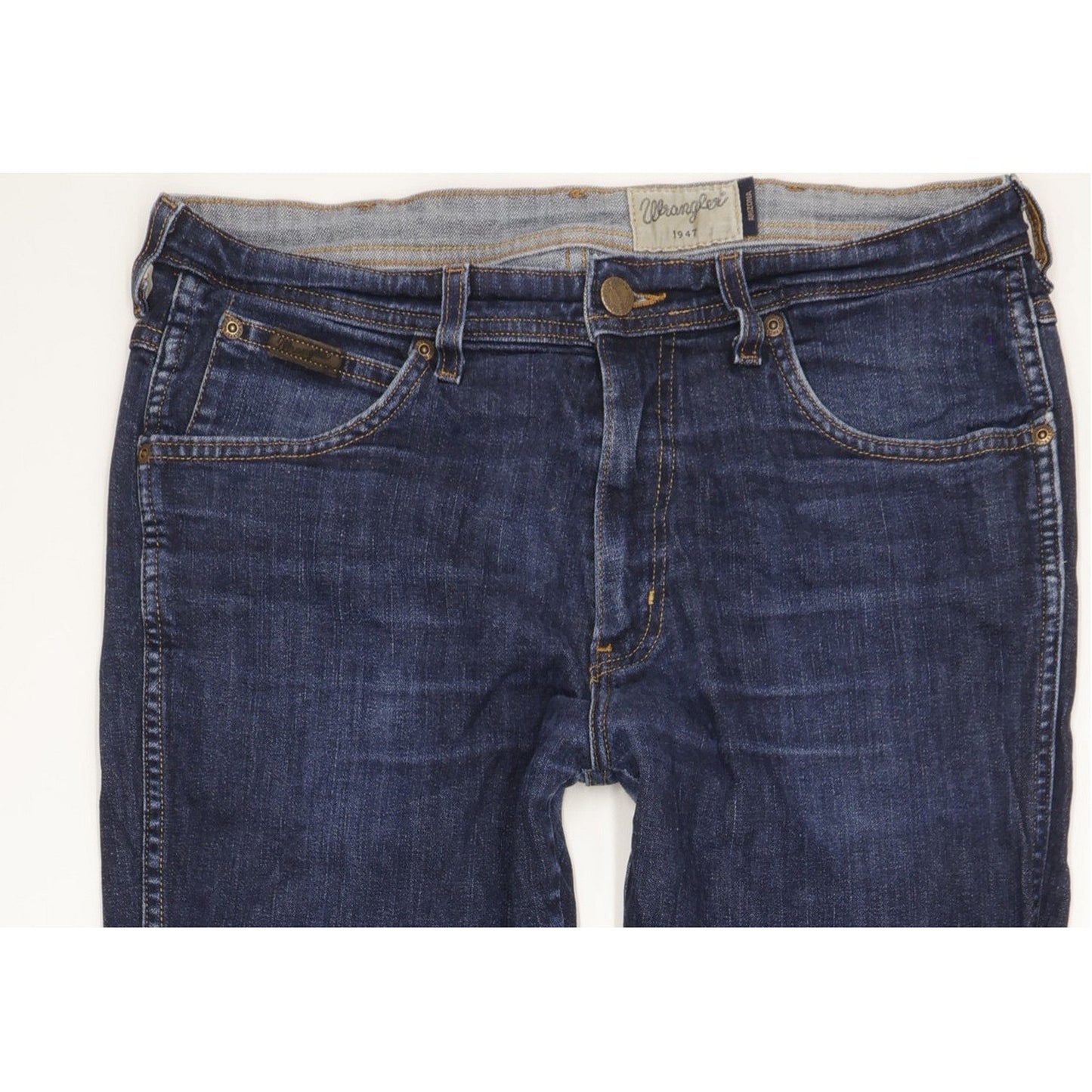 Wrangler Arizona Men Blue Straight Regular Stretch Jeans W34 L31