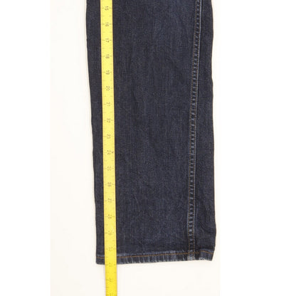 Wrangler Arizona Men Blue Straight Regular Stretch Jeans W34 L31