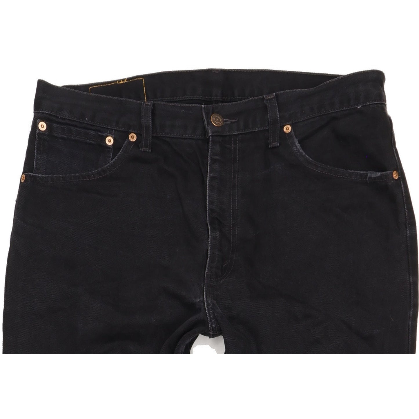 Levi's 521 Men Black Straight Regular Jeans W36 L33