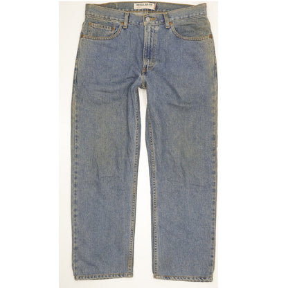 Levi's 505 Men Blue Straight Regular Jeans W34 L28