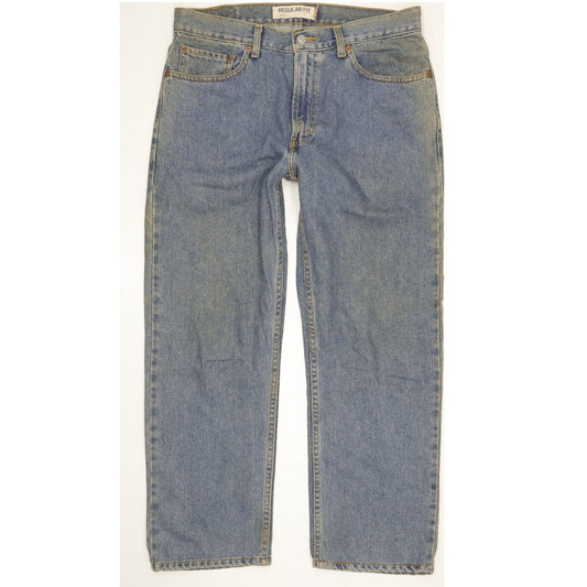 Levi's 505 Men Blue Straight Regular Jeans W34 L28