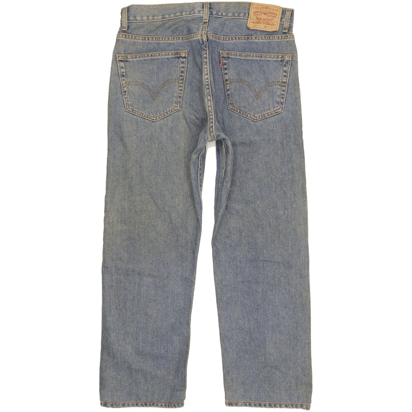Levi's 505 Men Blue Straight Regular Jeans W34 L28