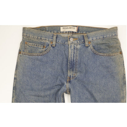 Levi's 505 Men Blue Straight Regular Jeans W34 L28