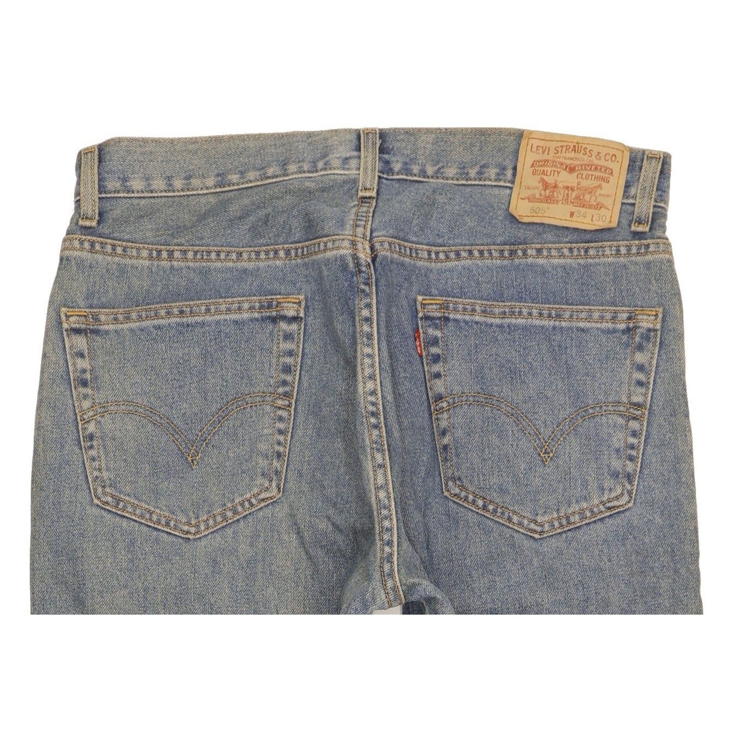 Levi's 505 Men Blue Straight Regular Jeans W34 L28