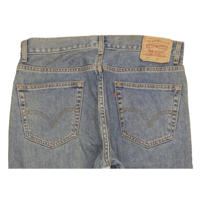 Levi's 505 Men Blue Straight Regular Jeans W34 L28