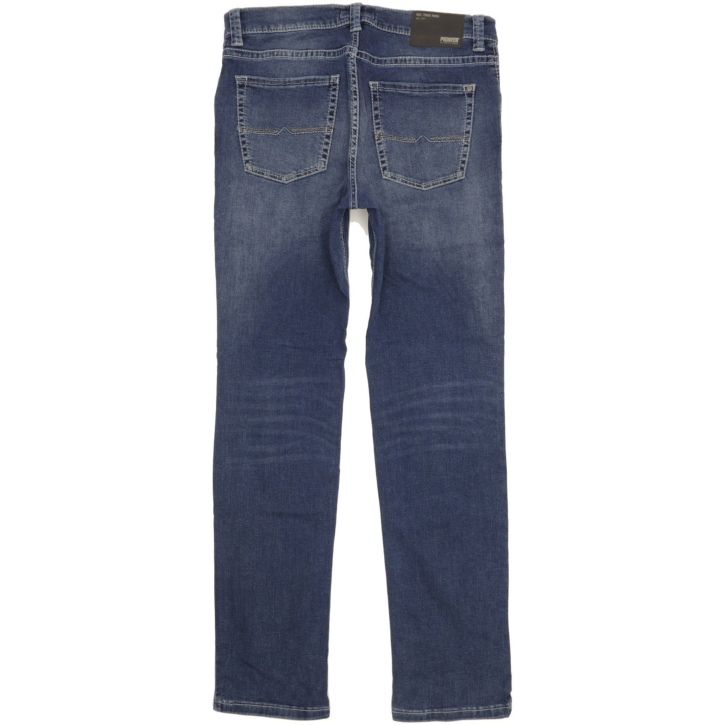 Pioneer Rando Men Blue Straight Regular Stretch Jeans W34 L33