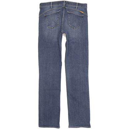 Wrangler Drew Women Blue Straight Slim Stretch Jeans W30 L31