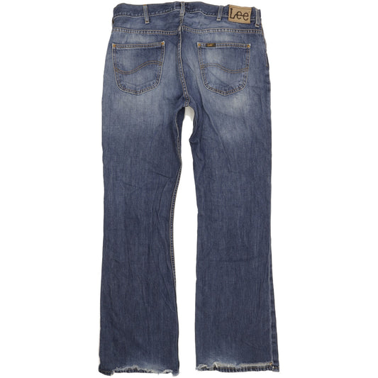 Lee Denver Men Blue Bootcut Regular Jeans W38 L34