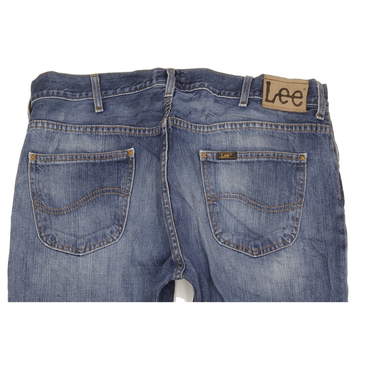 Lee Denver Men Blue Bootcut Regular Jeans W38 L34