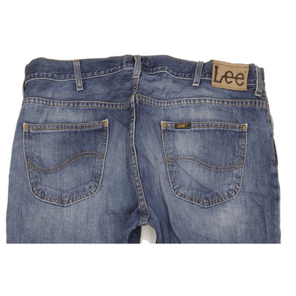 Lee Denver Men Blue Bootcut Regular Jeans W38 L34