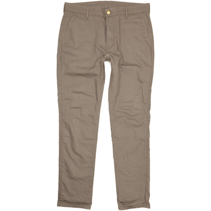 Levi's Men Grey Straight Slim Chino Stretch Jeans W34 L33
