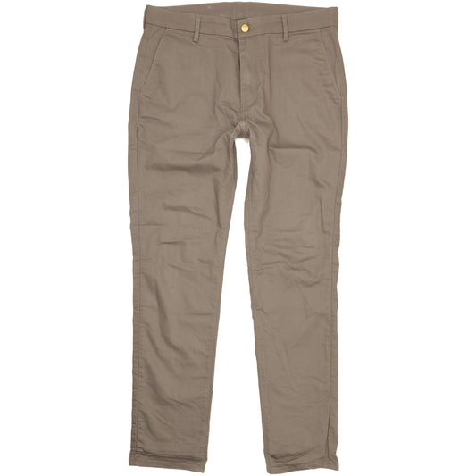Levi's Men Grey Straight Slim Chino Stretch Jeans W34 L33