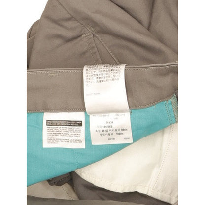 Levi's Men Grey Straight Slim Chino Stretch Jeans W34 L33