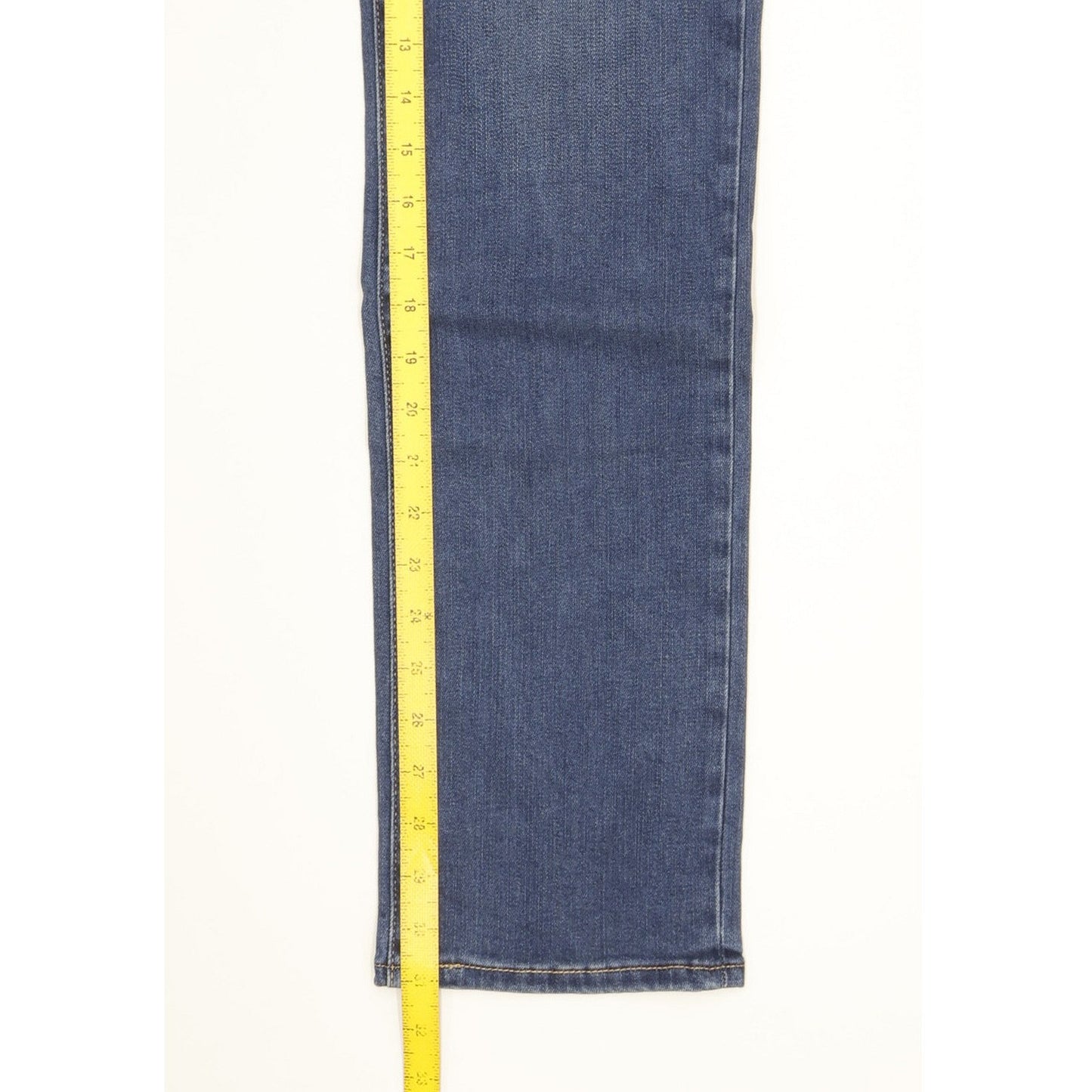 Levi's 714 Women Blue Straight Slim Stretch Jeans W29 L31