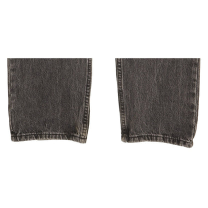 Levi's 502 Men Black Tapered Regular Stretch Jeans W32 L30