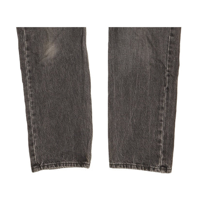 Levi's 502 Men Black Tapered Regular Stretch Jeans W32 L30