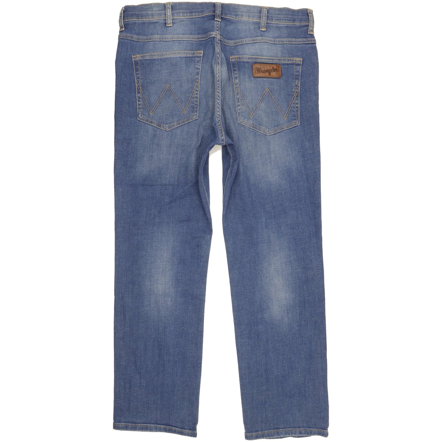 Wrangler Arizona Men Blue Straight Regular Stretch Jeans W38 L30