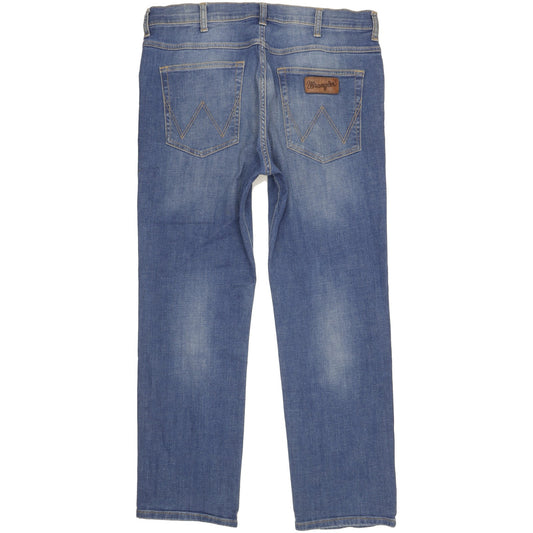 Wrangler Arizona Men Blue Straight Regular Stretch Jeans W38 L30