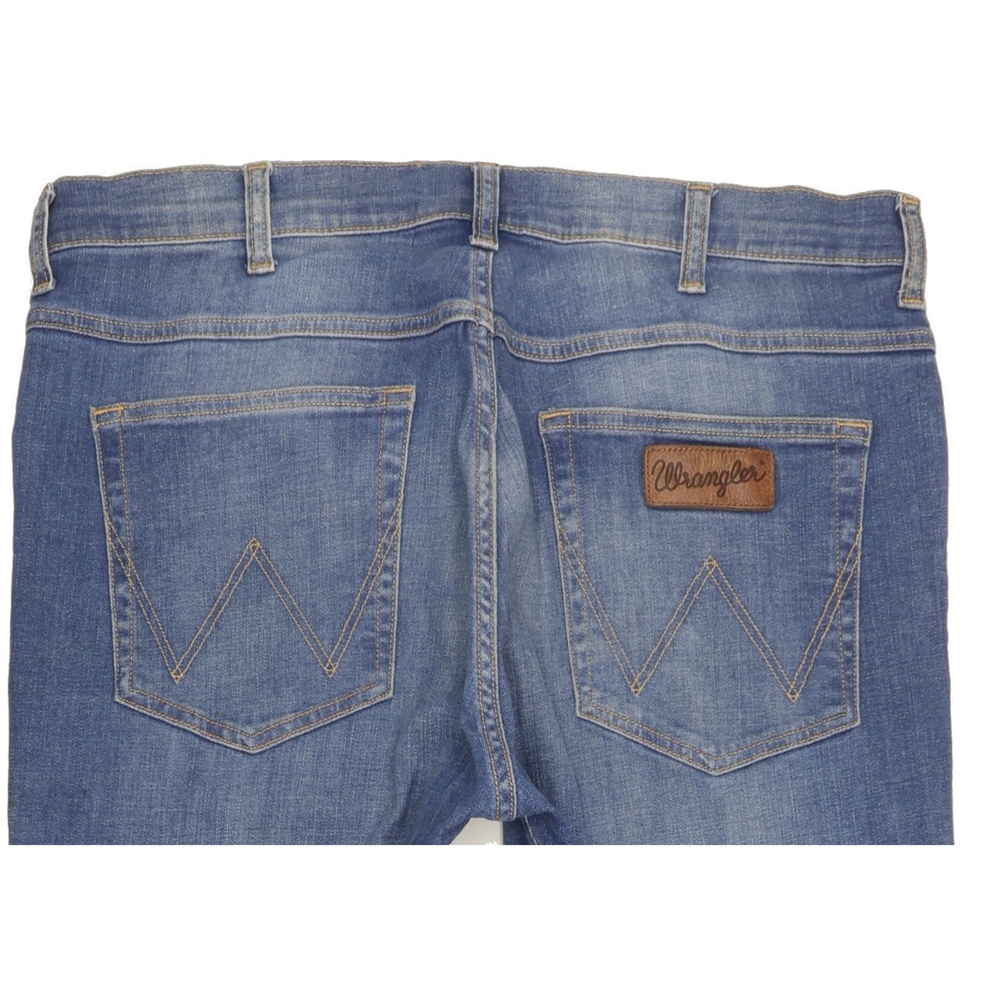 Wrangler Arizona Men Blue Straight Regular Stretch Jeans W38 L30