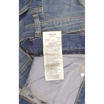 Wrangler Arizona Men Blue Straight Regular Stretch Jeans W38 L30