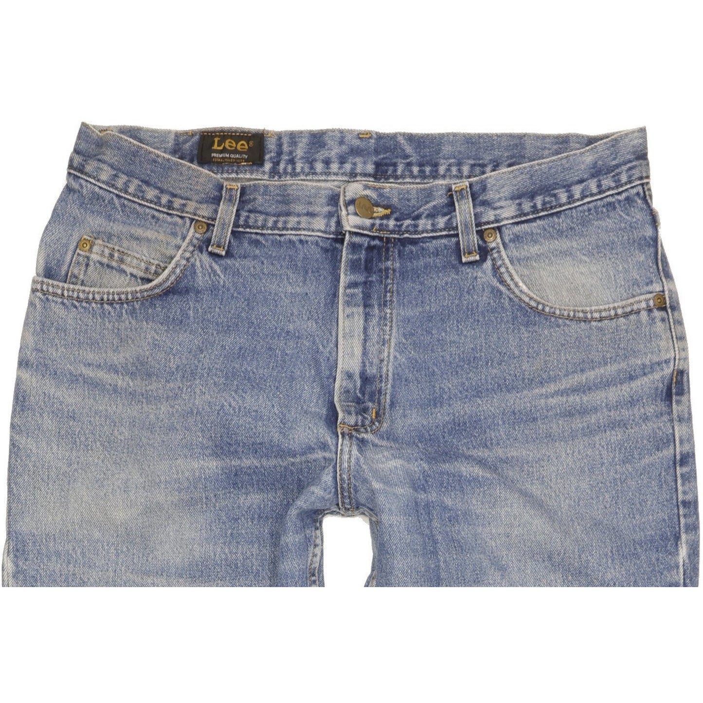 Lee Brooklyn Men Blue Straight Regular Jeans W36 L32