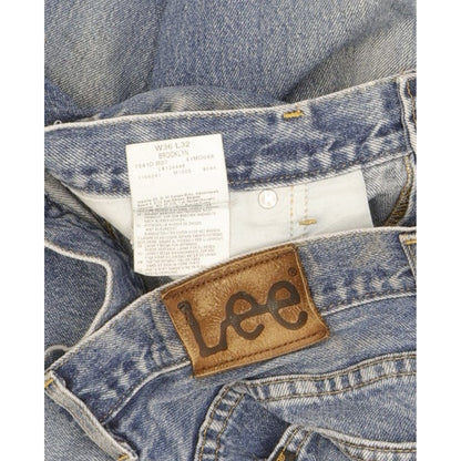 Lee Brooklyn Men Blue Straight Regular Jeans W36 L32