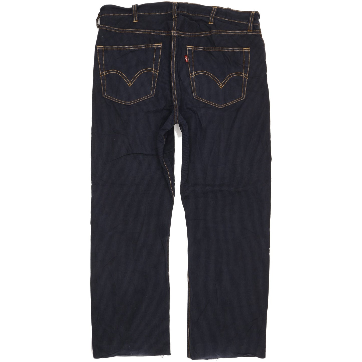 Levi's 501 Men Black Straight Regular Trousers W38 L29