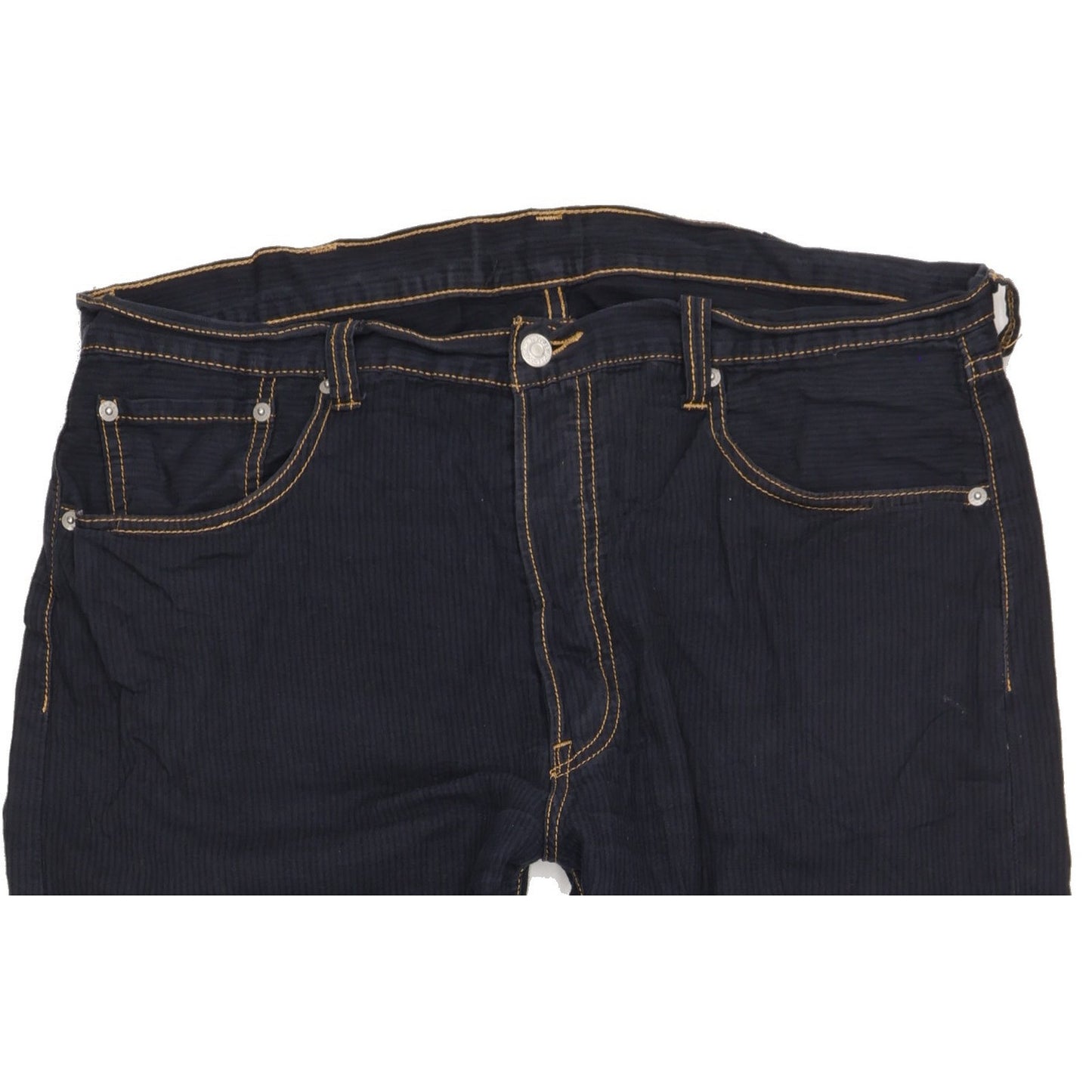 Levi's 501 Men Black Straight Regular Trousers W38 L29