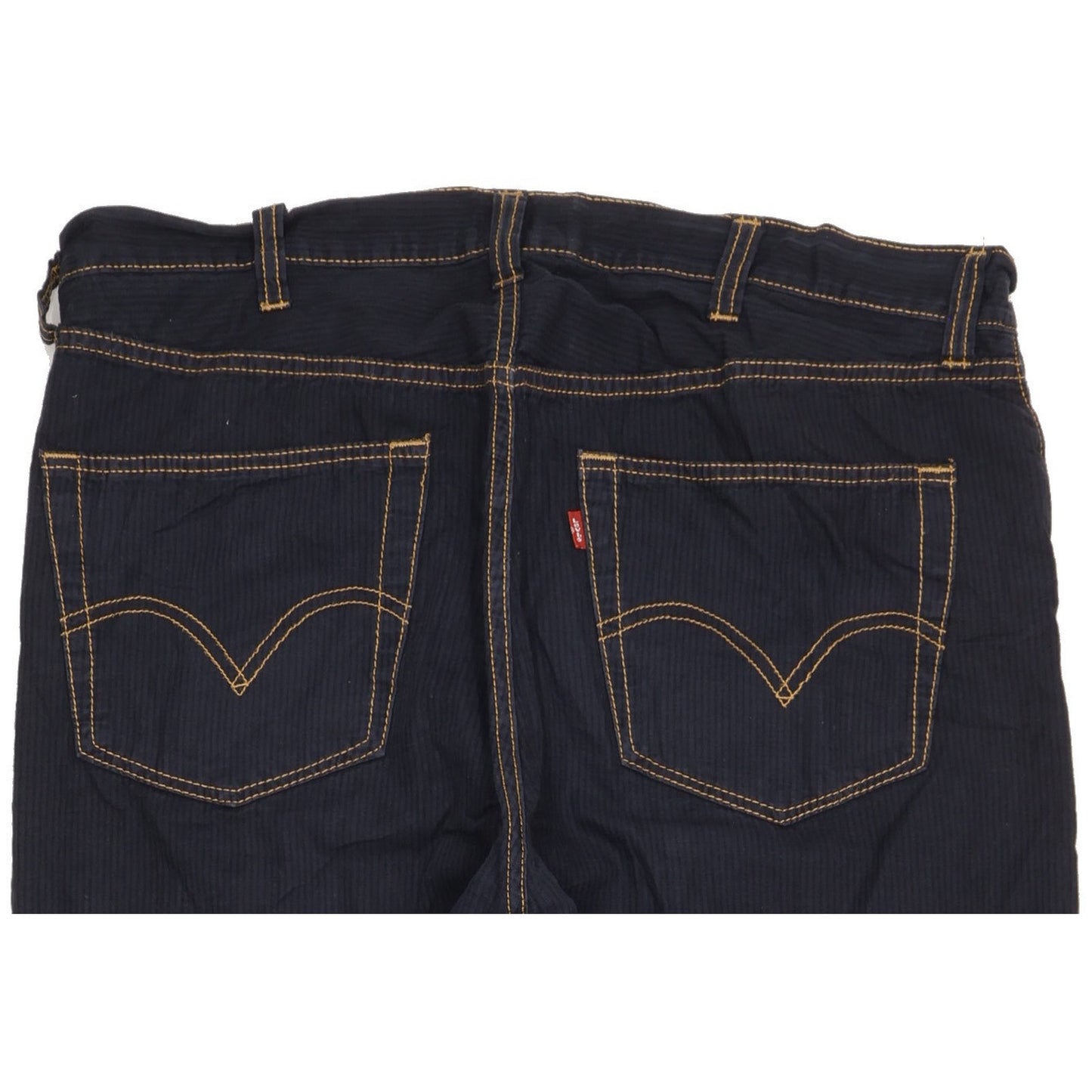 Levi's 501 Men Black Straight Regular Trousers W38 L29