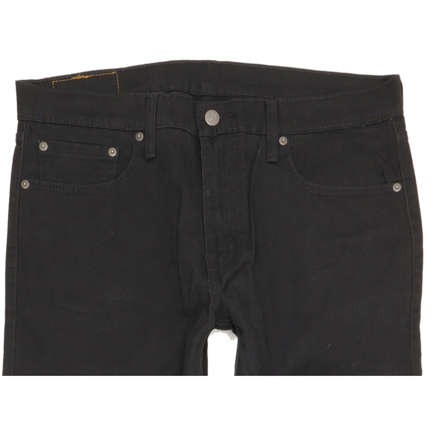 Levi's 502 Men Black Tapered Regular Stretch Jeans W33 L28
