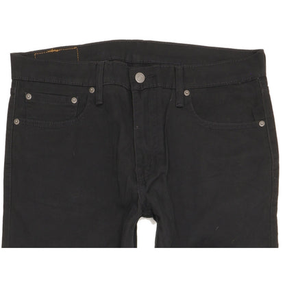 Levi's 502 Men Black Tapered Regular Stretch Jeans W33 L28