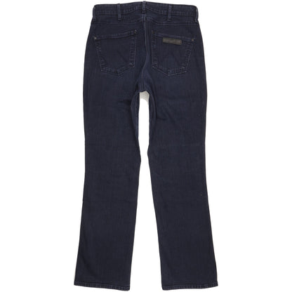 Wrangler Tina Blue Straight Regular Stretch Jeans High Waisted W33 L32