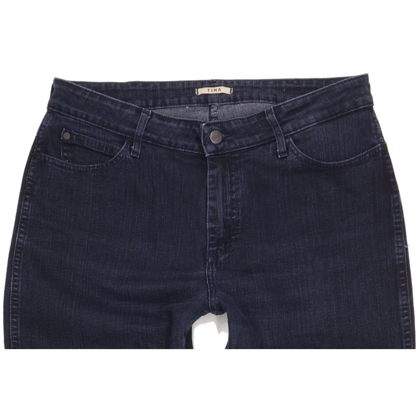 Wrangler Tina Blue Straight Regular Stretch Jeans High Waisted W33 L32