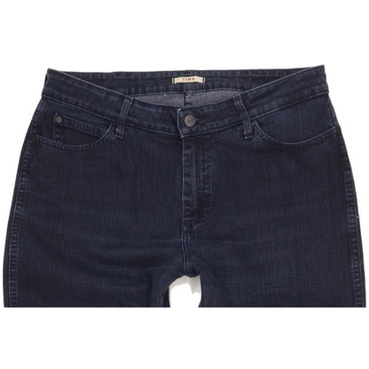Wrangler Tina Blue Straight Regular Stretch Jeans High Waisted W33 L32