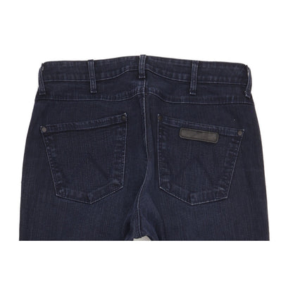 Wrangler Tina Blue Straight Regular Stretch Jeans High Waisted W33 L32