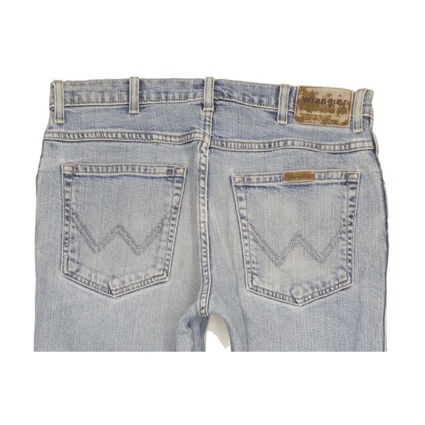 Wrangler Men Blue Straight Regular Stretch Jeans W33 L32