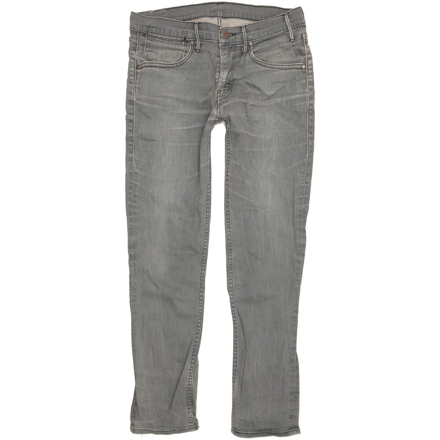 Levi's Men Grey Skinny Slim Stretch Jeans W33 L31